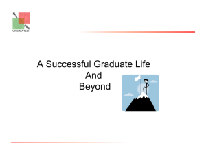 A Successful Graduate Life And Beyond