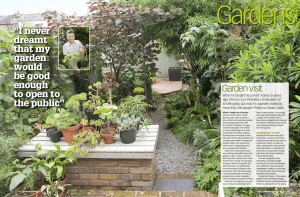 “I never dreamt that my garden would be good enough to open to