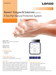 Biovert™ Enzyme & Substrate (patented) A Two
