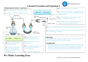 Chemical Formulae and Equations 4 We Make Learning Easy