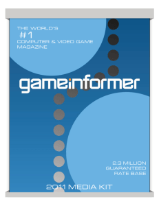 2011 Media Kit - Game Informer