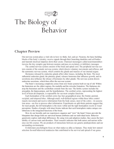 The Biology of Behavior