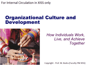 Chapter 16 Organizational Culture and Development
