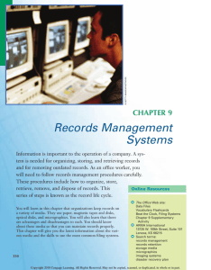 Records Management Systems - Miami Beach Senior High School