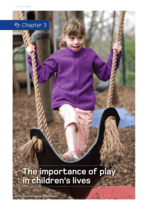 The importance of play in children's lives