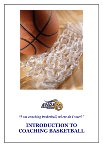 introduction to coaching basketball