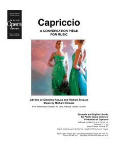 Capriccio - Pacific Opera Victoria