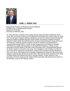 CARL L. KEEN, PhD