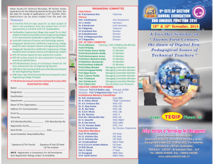AITAM GNR August 2014.p65 - aditya institute of technology