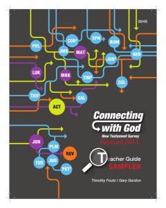 Connecting with God-A Survey of the New Testament Teacher