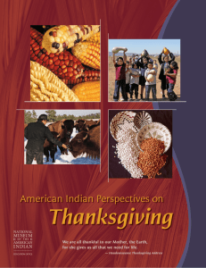 American Indian Perspectives on Thanksgiving
