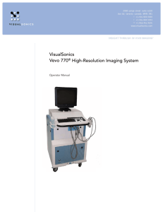 VisualSonics Vevo 770® High-Resolution Imaging