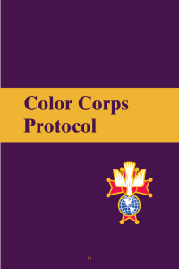 Color Corps Protocol - Knights of Columbus