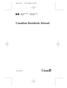 Canadian Residents Abroad - The Extra Mile Ministries