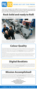 Rock Solid and ready to Roll! Colour Quality Digital Booklets
