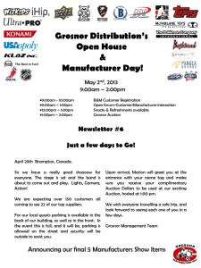 Read more - Grosnor Distribution Inc.