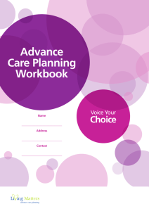 Advance Care Planning Workbook