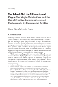 The School Girl, the Billboard, and Virgin: The Virgin Mobile Case
