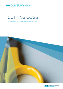 Cutting COGS - Oliver Wyman