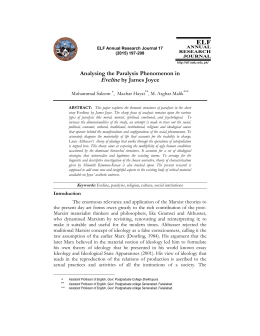 James joyce essay