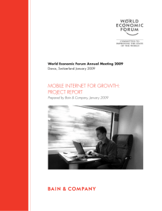 mobile internet for growth: project report