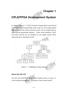 Chapter 1 CPLD/FPGA Development System