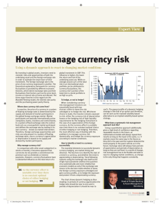 How to manage currency risk