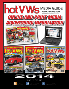 ONLINE AND PRINT MEDIA ADVERTISING INFORMATION