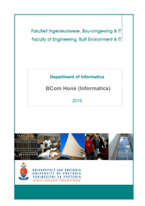 Honours Brochure and Schedule 2015 - PDF