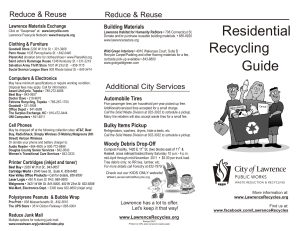 Residential Recycling Guide