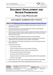 Document Development & Review Framework