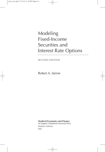 Modeling Fixed-Income Securities and Interest Rate Options
