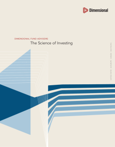 The Science of Investing - Dimensional Fund Advisors