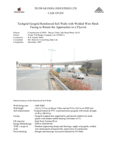 Techgrid Geogrid Reinforced Soil Walls with