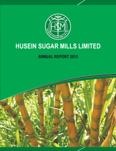 Annual Report 2013.CDR - Husein Sugar Mills Limited