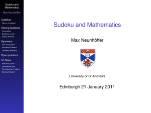 PDF presentation - University of St Andrews