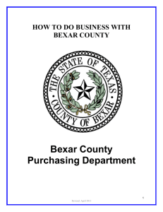 do business with Bexar County