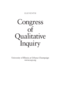 International Congress of Qualitative Inquiry