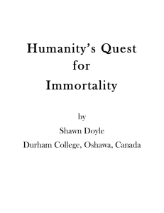 Humanity's Quest for Immortality