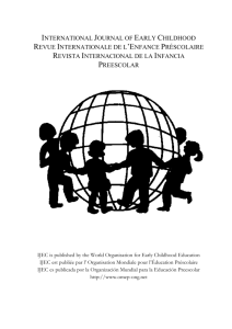 international journal of early childhood revue internationale de l