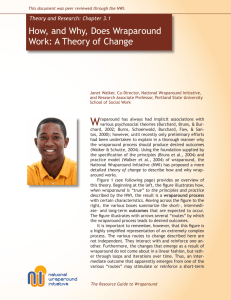How, and Why, Does Wraparound Work: A Theory of Change