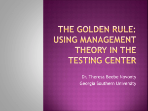 Dr. Theresa Beebe Novonty Georgia Southern University