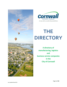 the directory - Choose Cornwall
