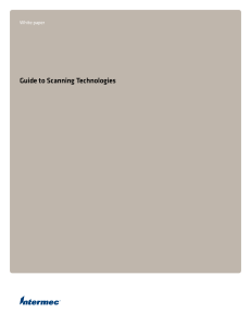 Guide to Scanning Technologies