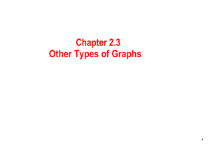 Chapter 2.3 Other Types of Graphs