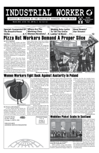 Pizza Hut Workers Demand A Proper Slice