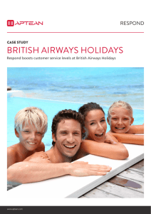 BRITISH AIRWAYS HOLIDAYS