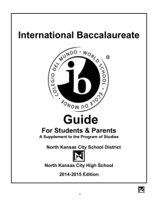International Baccalaureate - North Kansas City School District