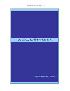 100 cool mainframe tips