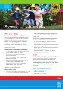 Movement, music and play